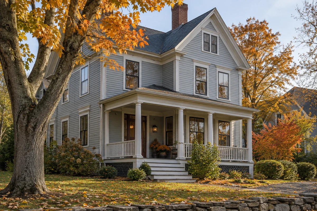Representative older homes & altered heating layouts housing illustration